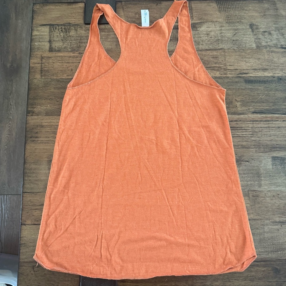 NWOT Over the Limit Orange Racerback Tank‎ Top M - Picture 14 of 14